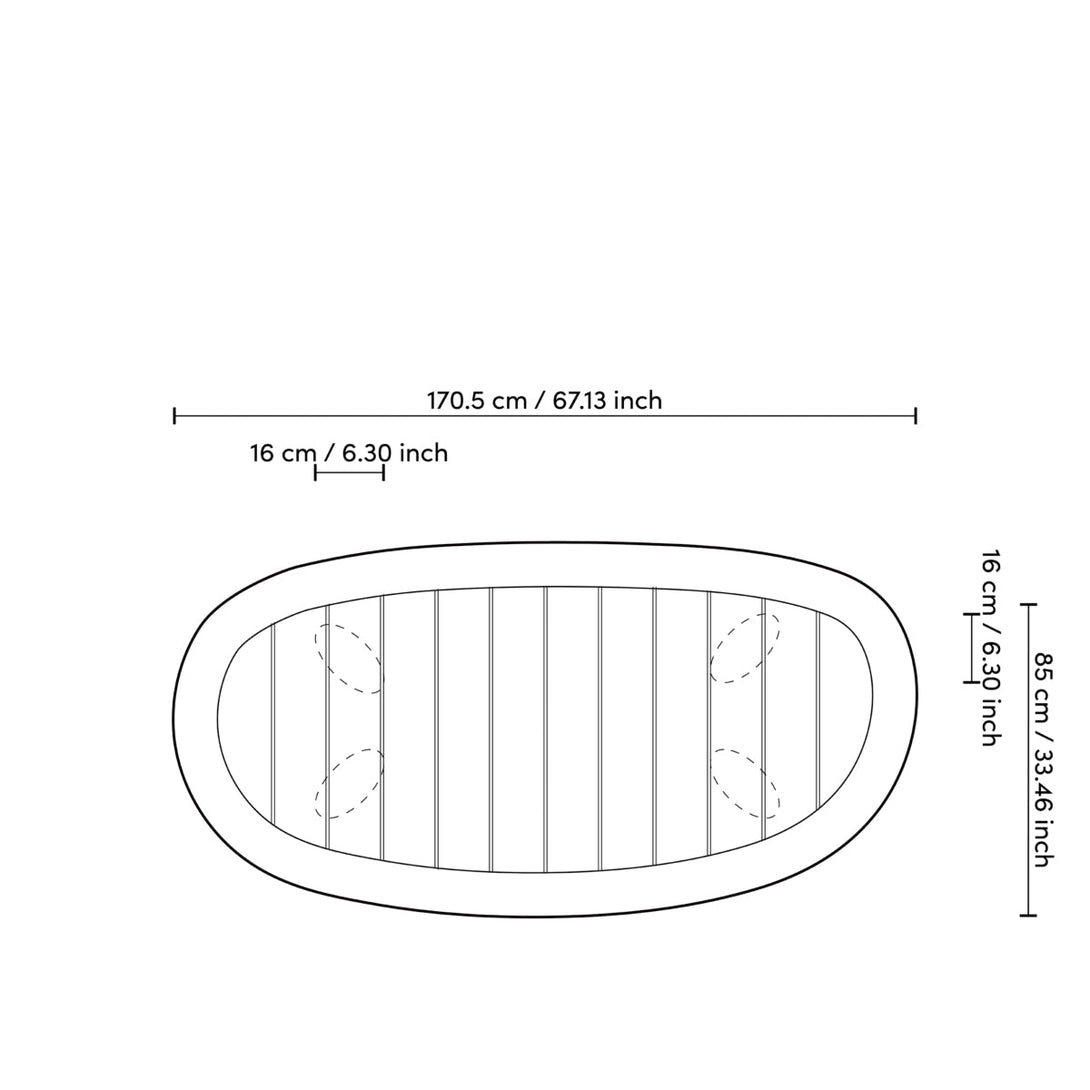 Outdoor Coffee Table Free Form Outdoor Eichholtz