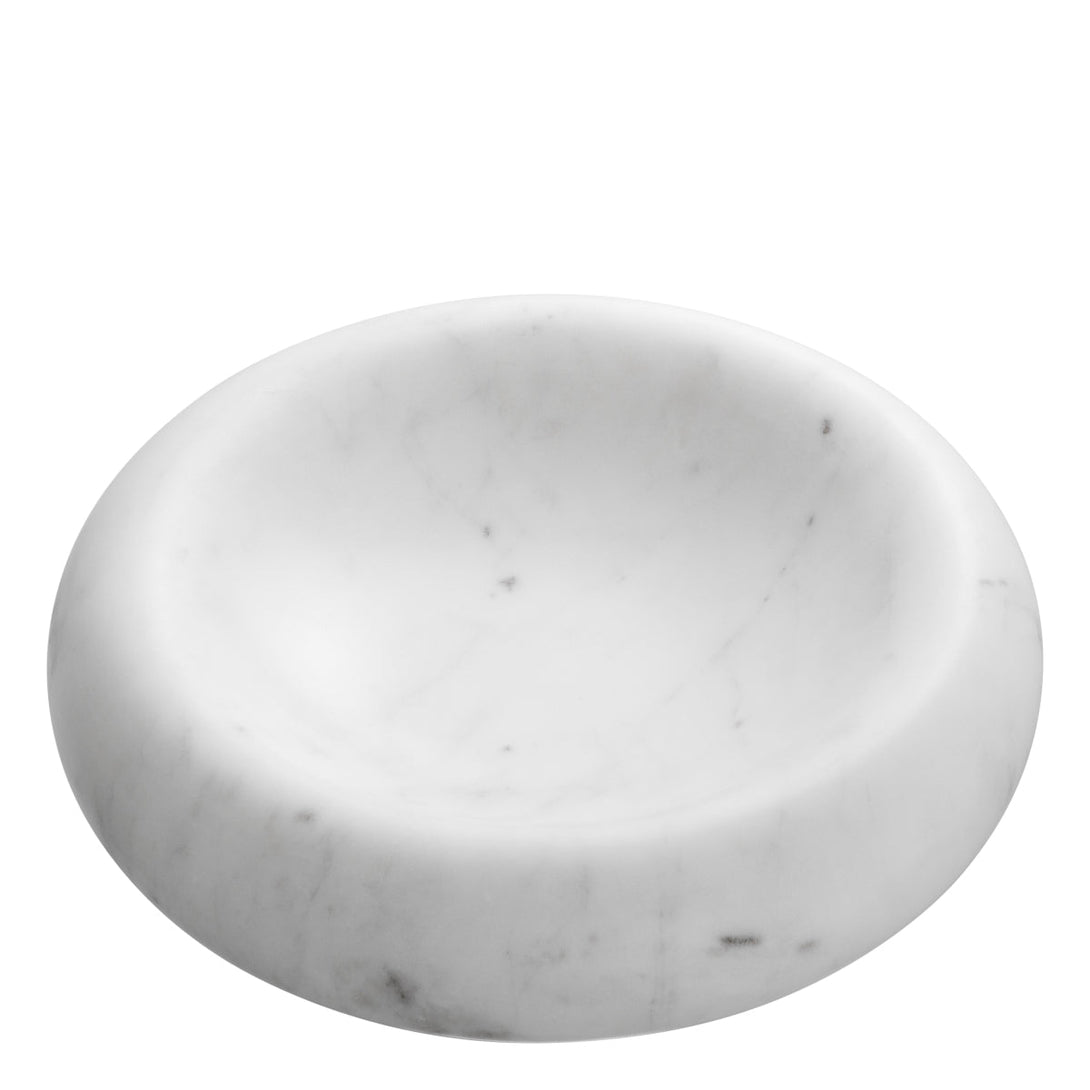 Bowl Lizz S White Marble Accessories Eichholtz