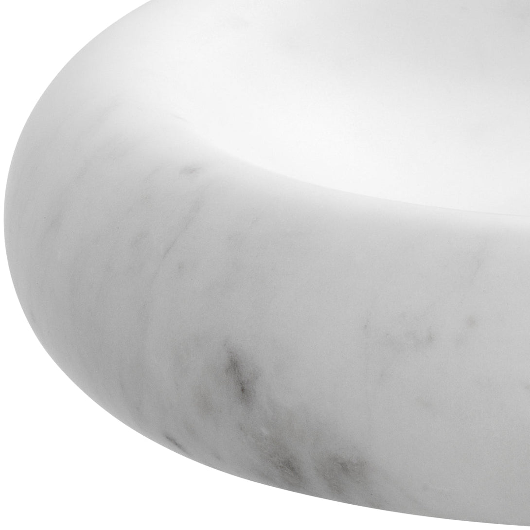 Bowl Lizz S White Marble Accessories Eichholtz