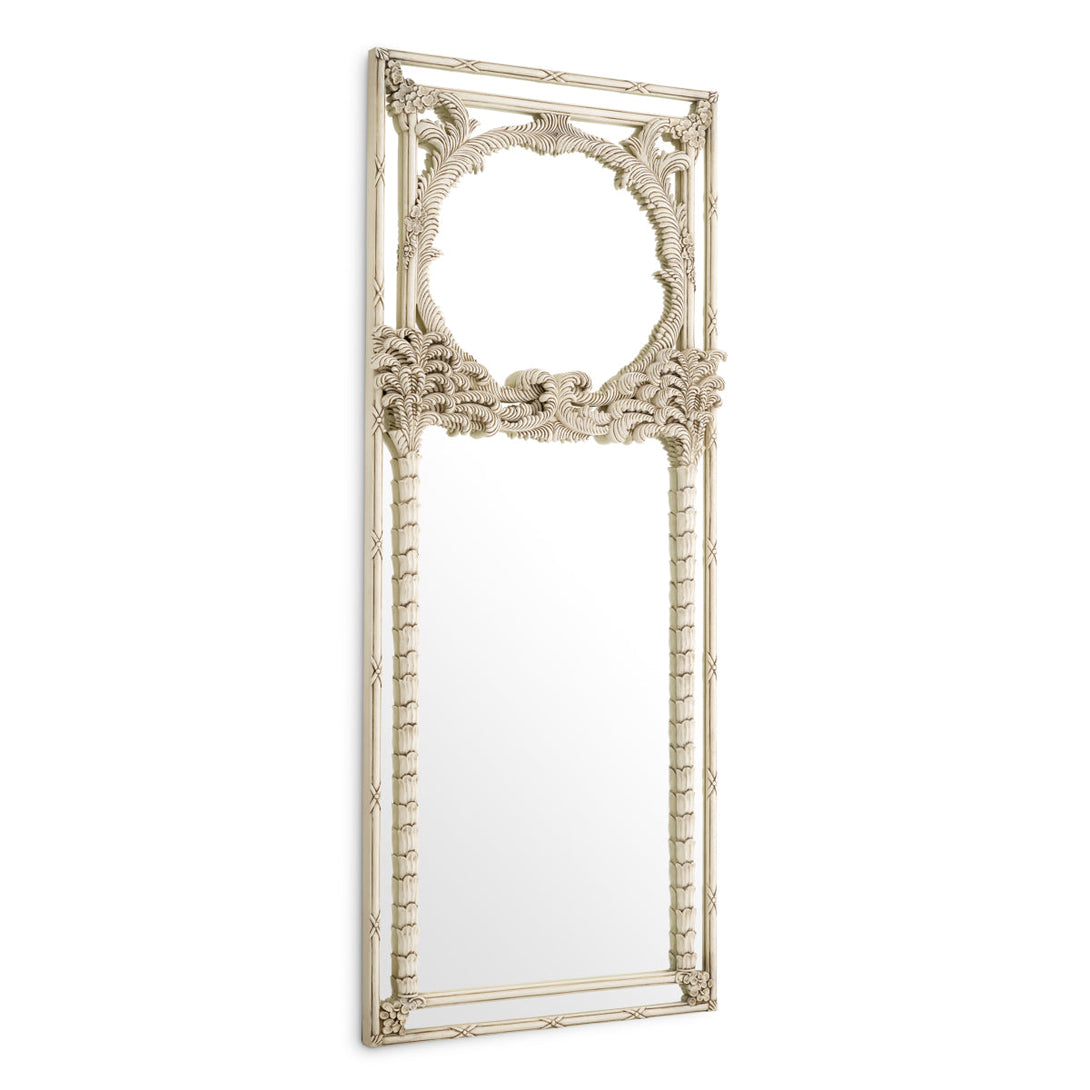 Mirror Le Royal Antique White Finish Accessories Eichholtz