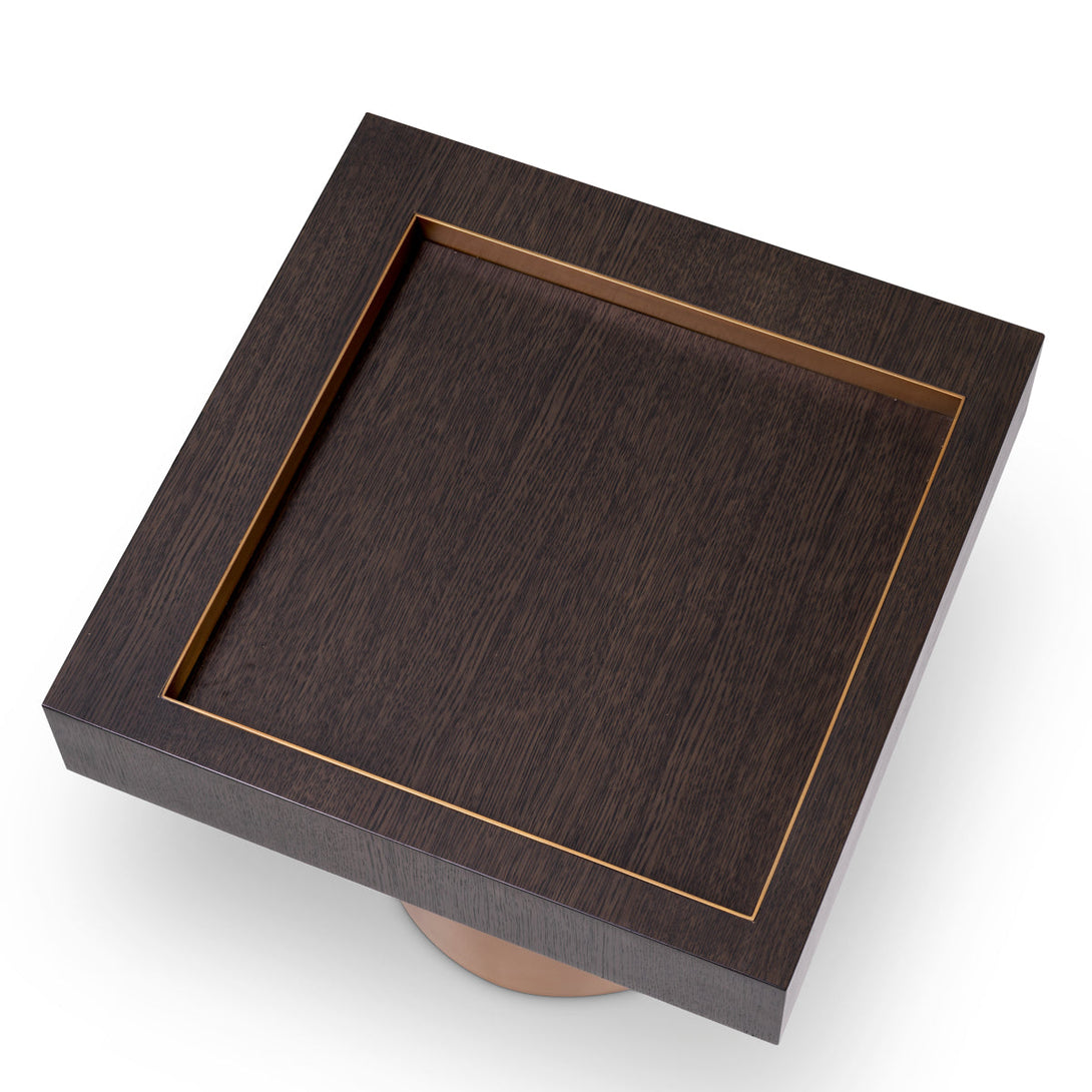 Side Table Otus Square Mocha Oak Veneer - Image 3