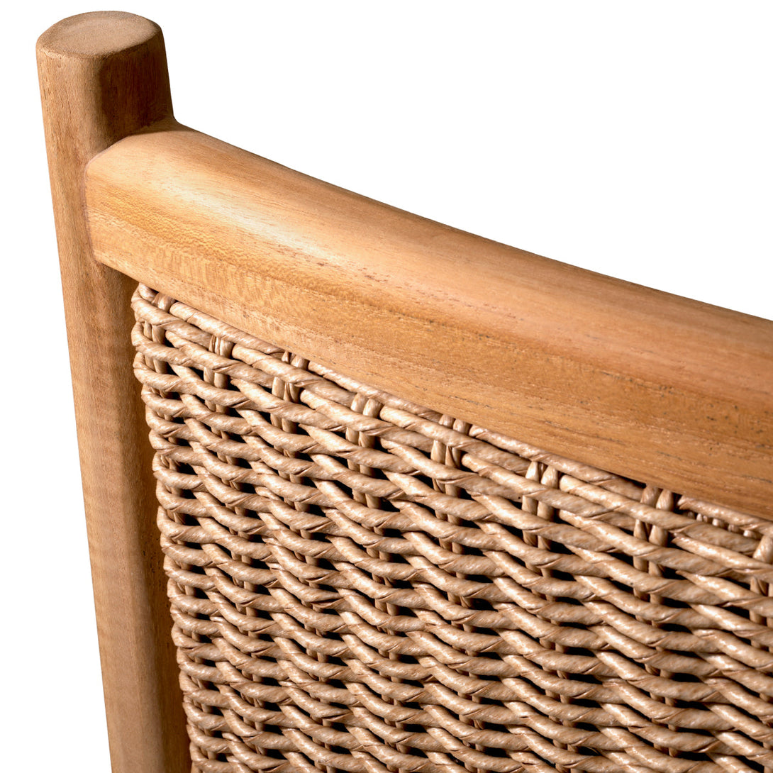 Outdoor Dining Chair Pivetti Natural Teak Outdoor Eichholtz