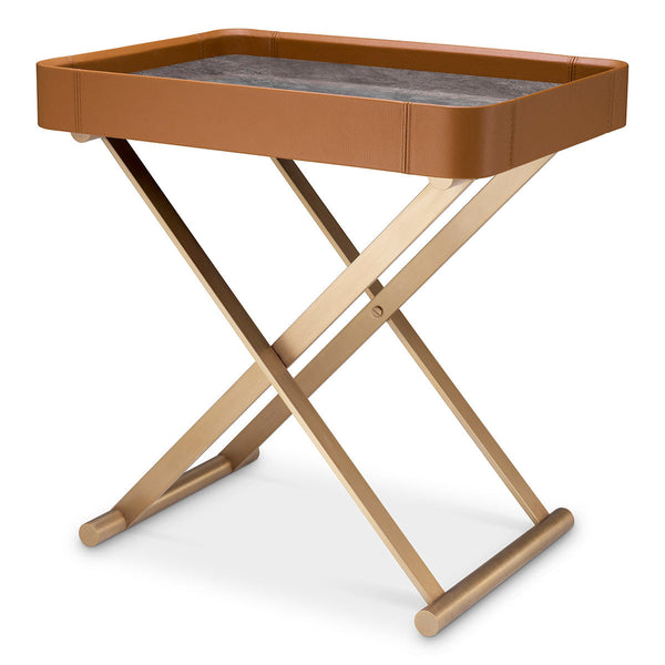 Butler Tray Monarch Brushed Brass Finish Furniture Eichholtz