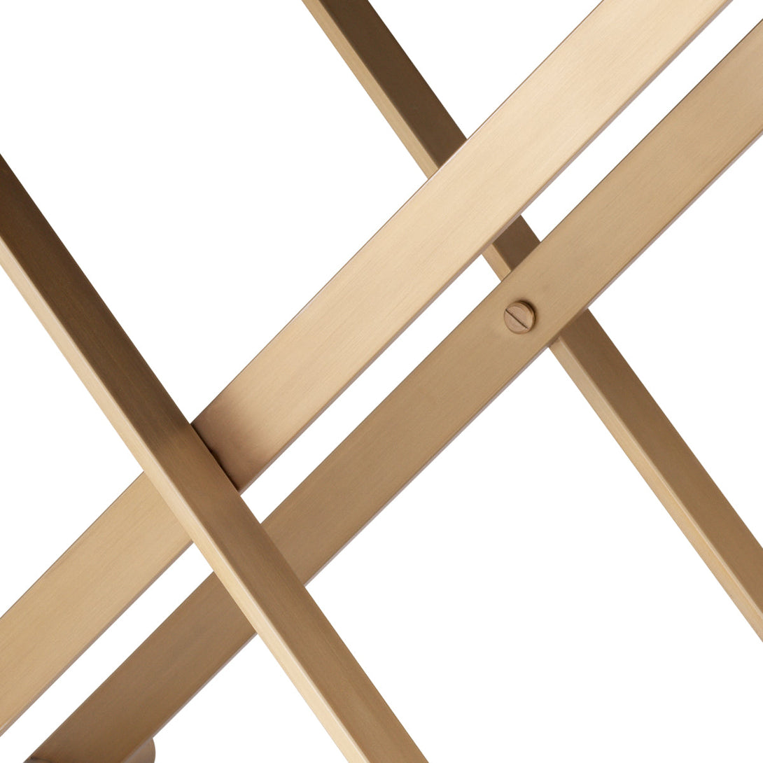 Butler Tray Monarch Brushed Brass Finish Furniture Eichholtz