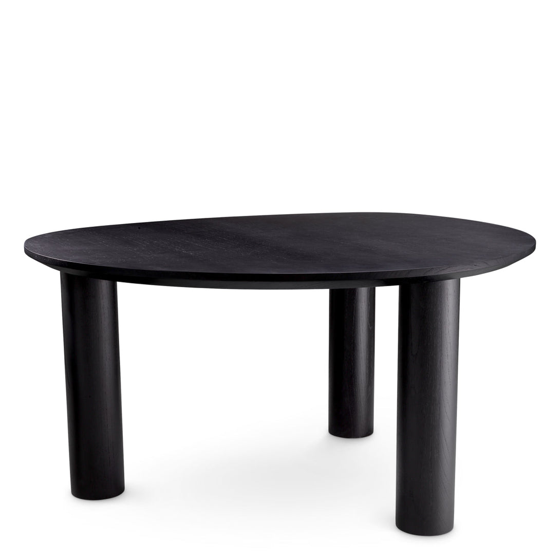 Dining Table Lombardo Black Veneer - Image 4