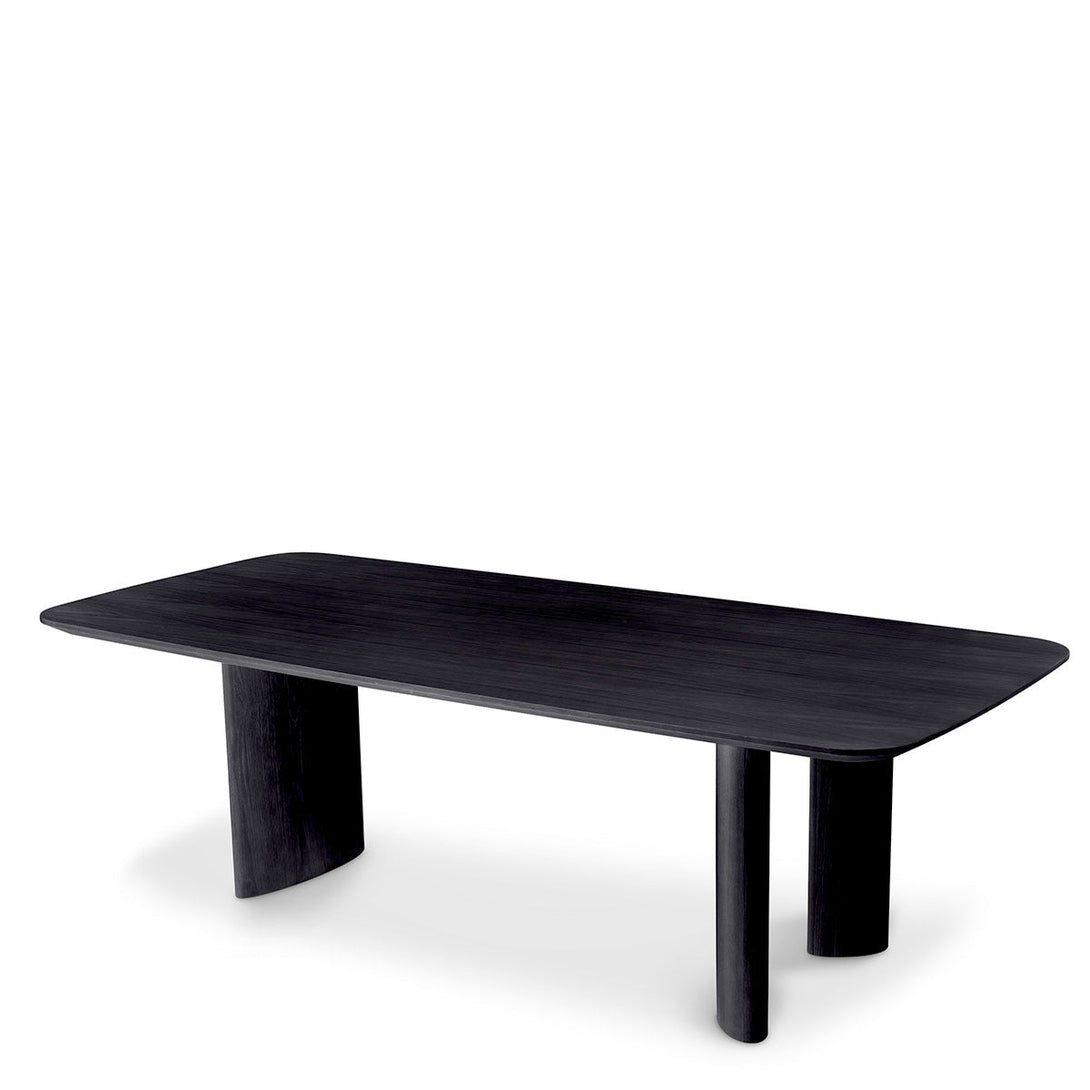 Dining Table Harmonie S Black Veneer - Image 1