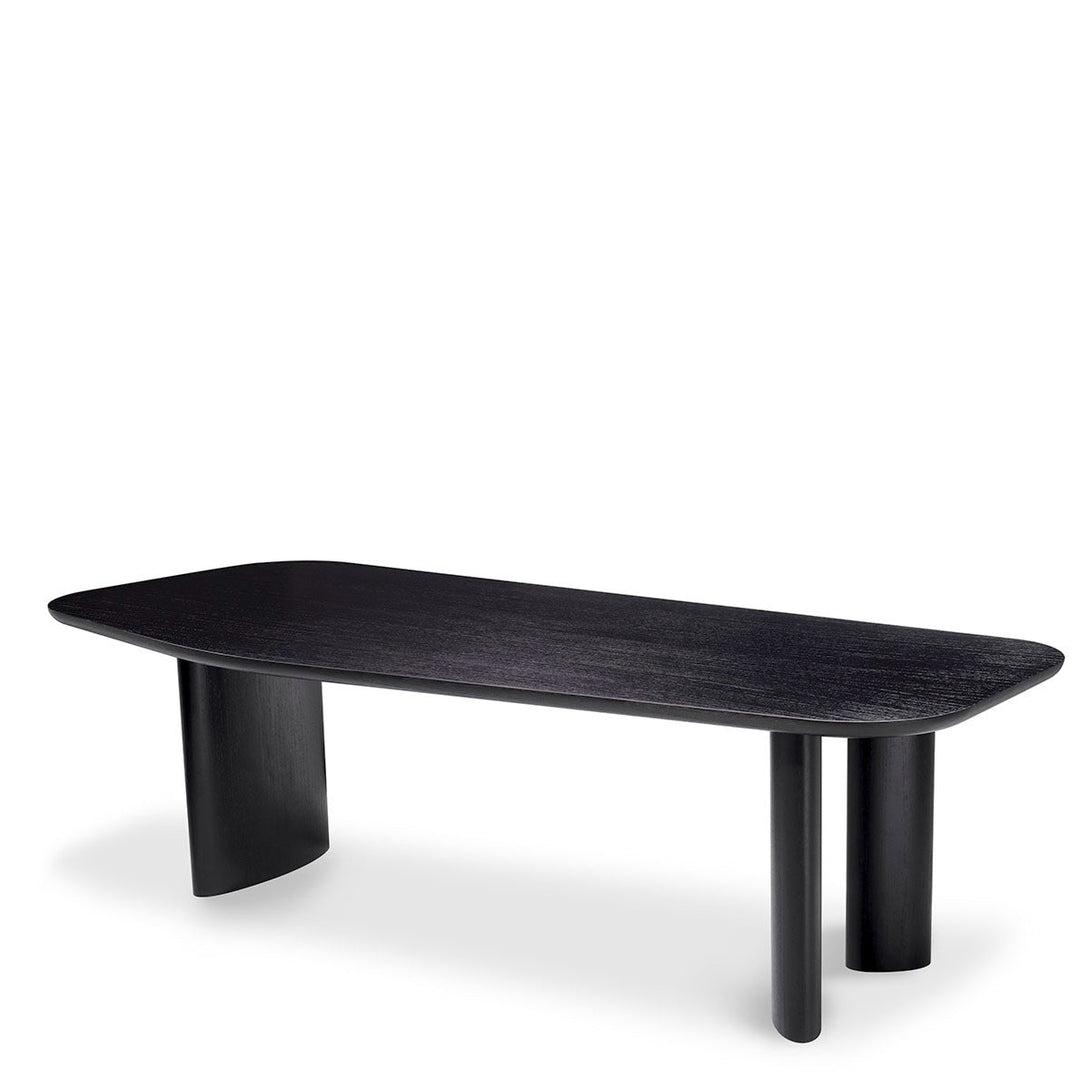 Dining Table Flemings Black Veneer - Image 1