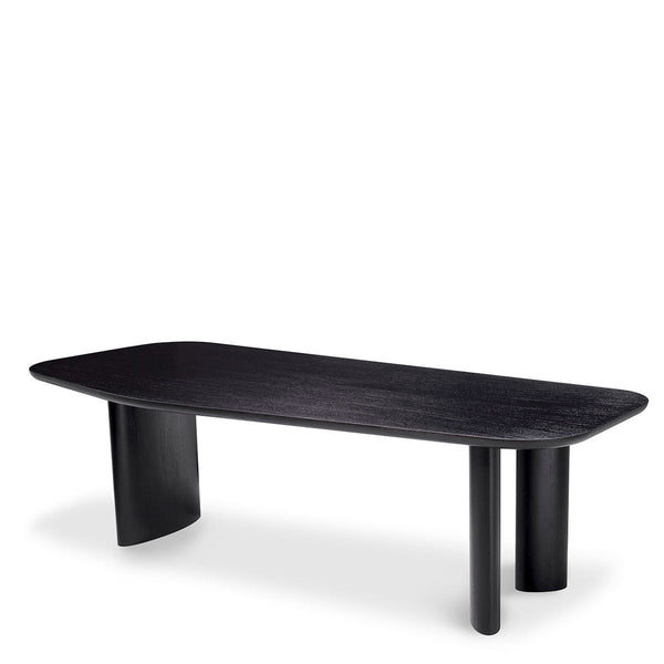Dining Table Flemings Black Veneer - Image 1
