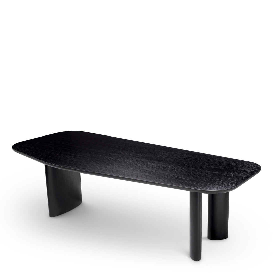 Dining Table Flemings Black Veneer - Image 3