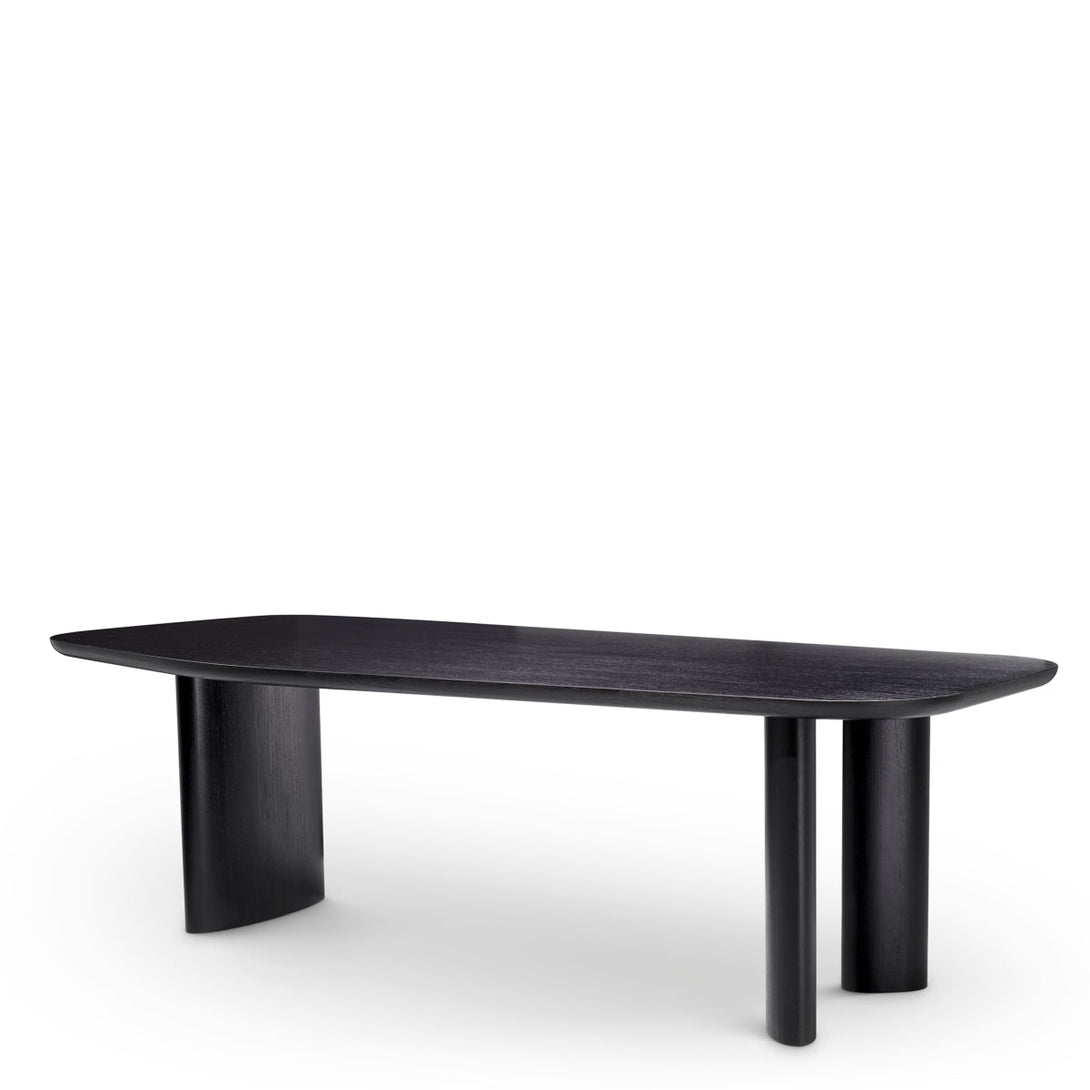 Dining Table Flemings Black Veneer - Image 4