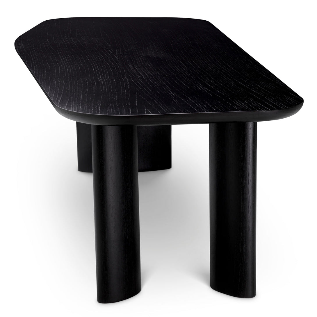 Dining Table Flemings Black Veneer - Image 6