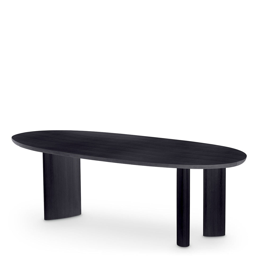 Dining Table Lindner Black Veneer - Image 1