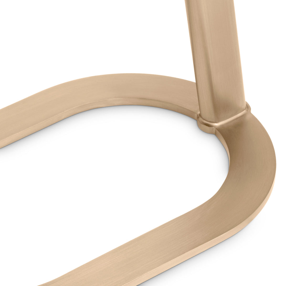 Side Table Oyo Brushed Brass Black Marble Top Furniture Eichholtz