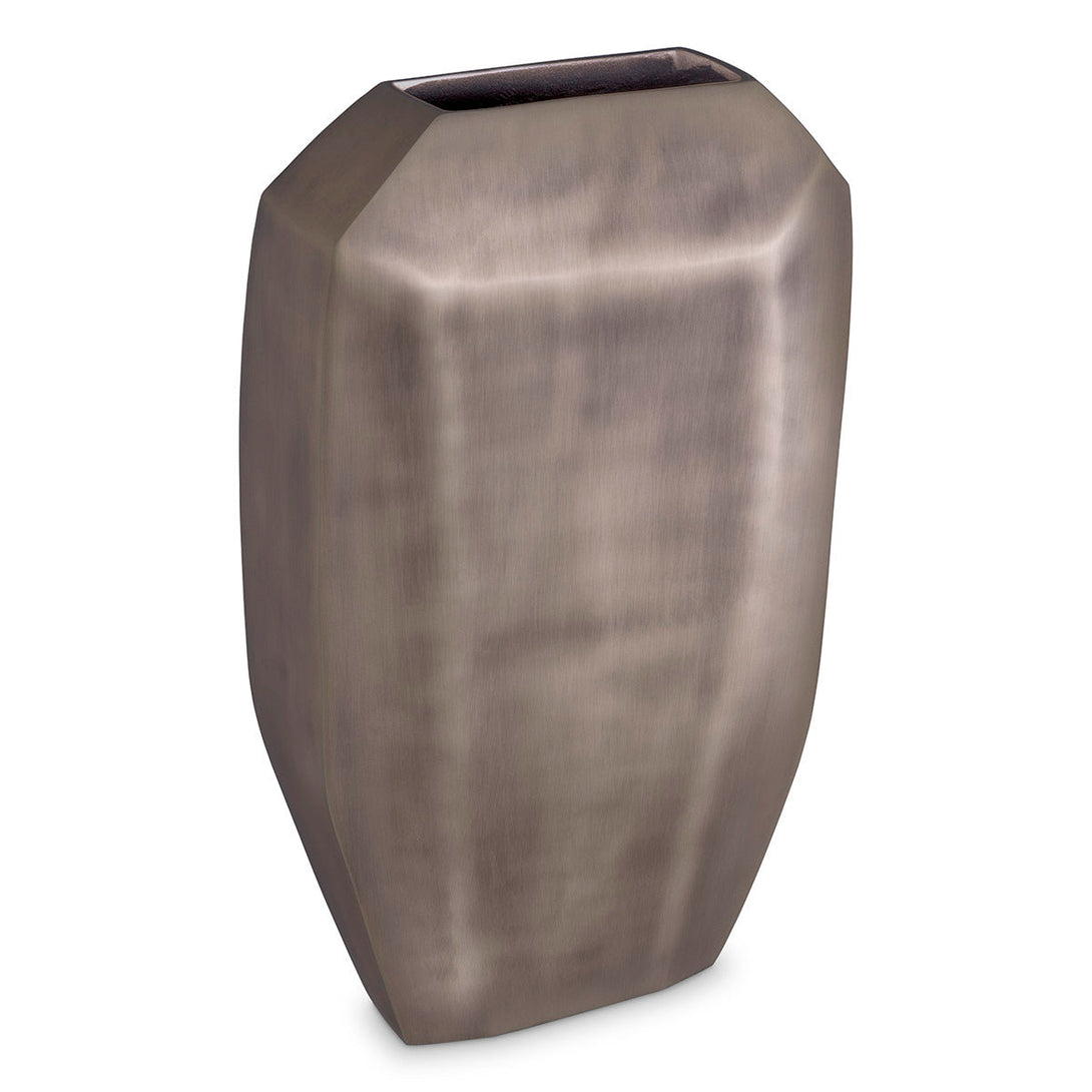 Vase Linos L Matte Nickel Finish Accessories Eichholtz