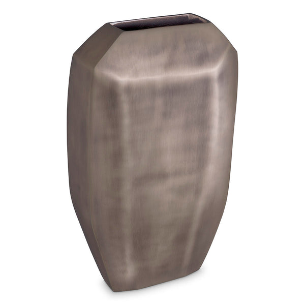Vase Linos L Matte Nickel Finish Accessories Eichholtz