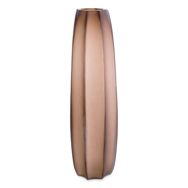 Vase Tiara L Hand Blown Brown Colour Accessories Eichholtz