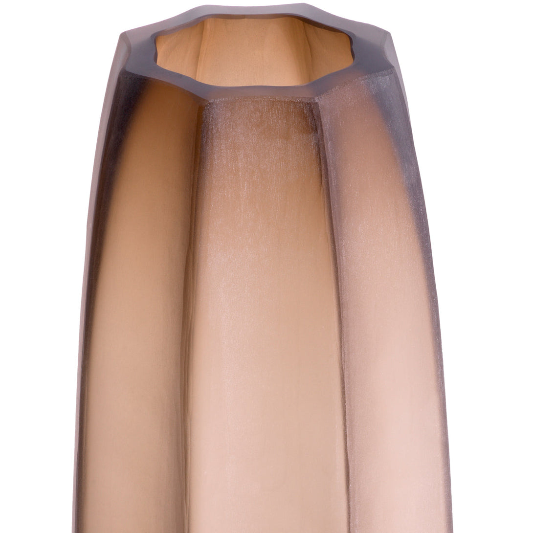 Vase Tiara L Hand Blown Brown Colour Accessories Eichholtz