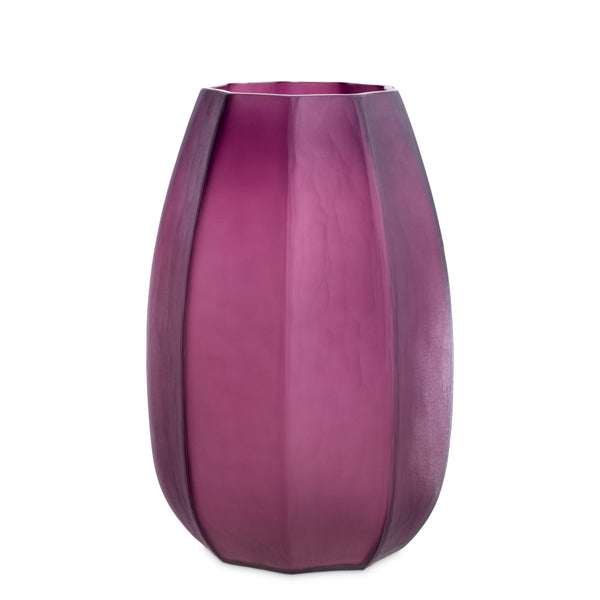 Vase Tiara S Hand Blown Purple Colour Accessories Eichholtz