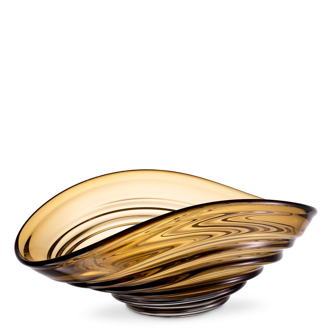 Bowl Pheadra L Hand Blown Brown Colour Accessories Eichholtz