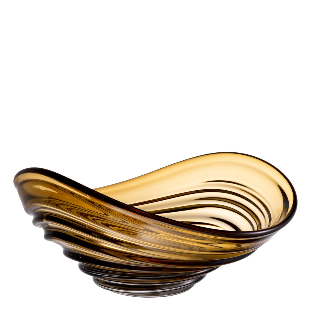 Bowl Pheadra L Hand Blown Brown Colour Accessories Eichholtz