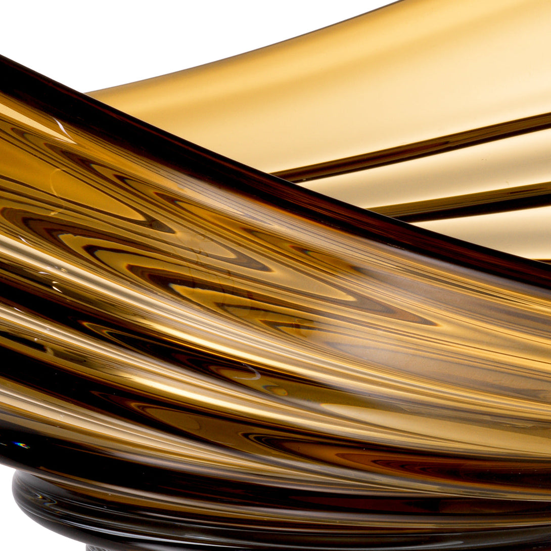 Bowl Pheadra L Hand Blown Brown Colour Accessories Eichholtz