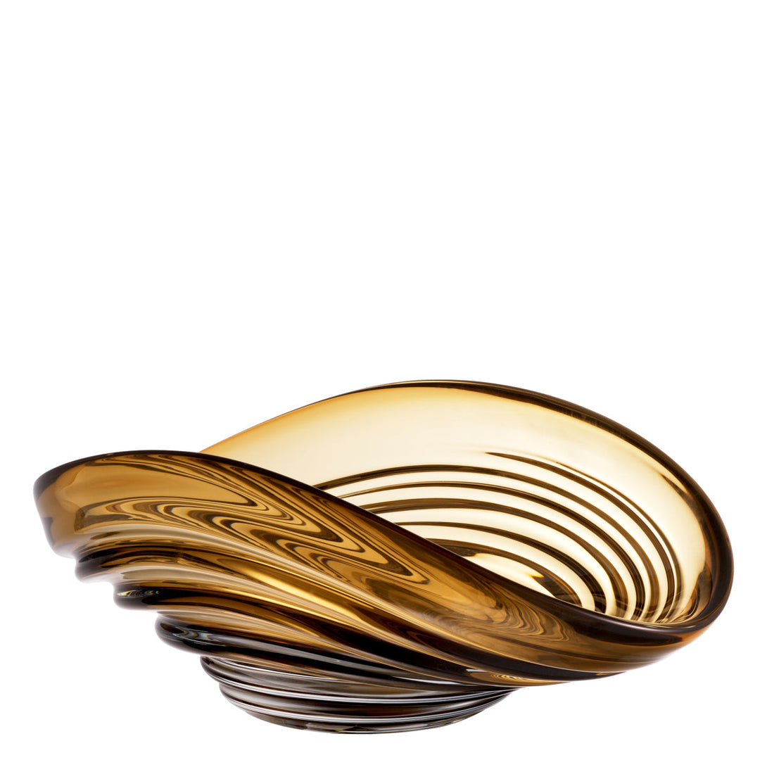 Bowl Pheadra S Hand Blown Brown Colour Accessories Eichholtz