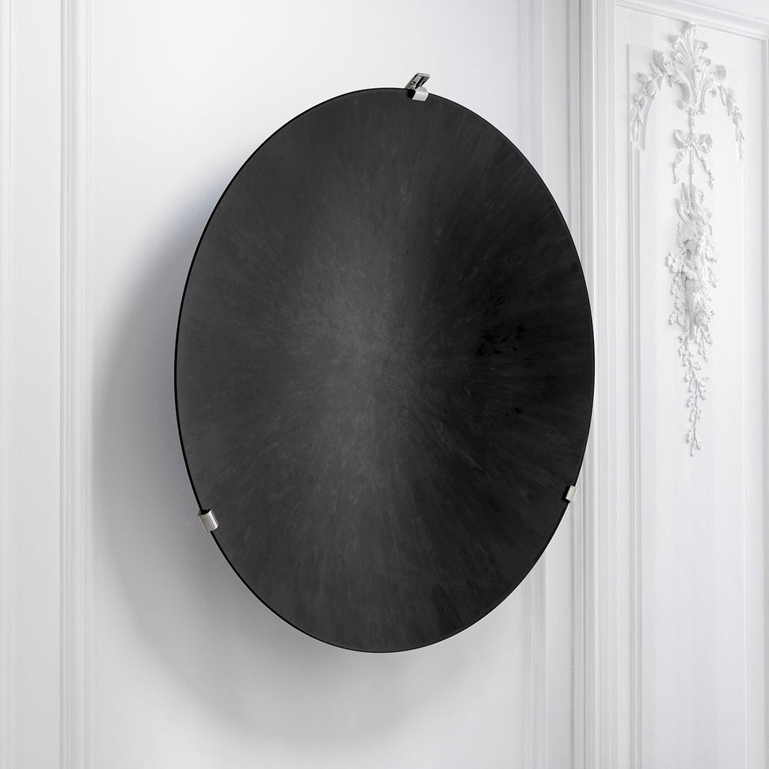 Wall Object Laguna S Concave Mirror Antique Black Accessories Eichholtz