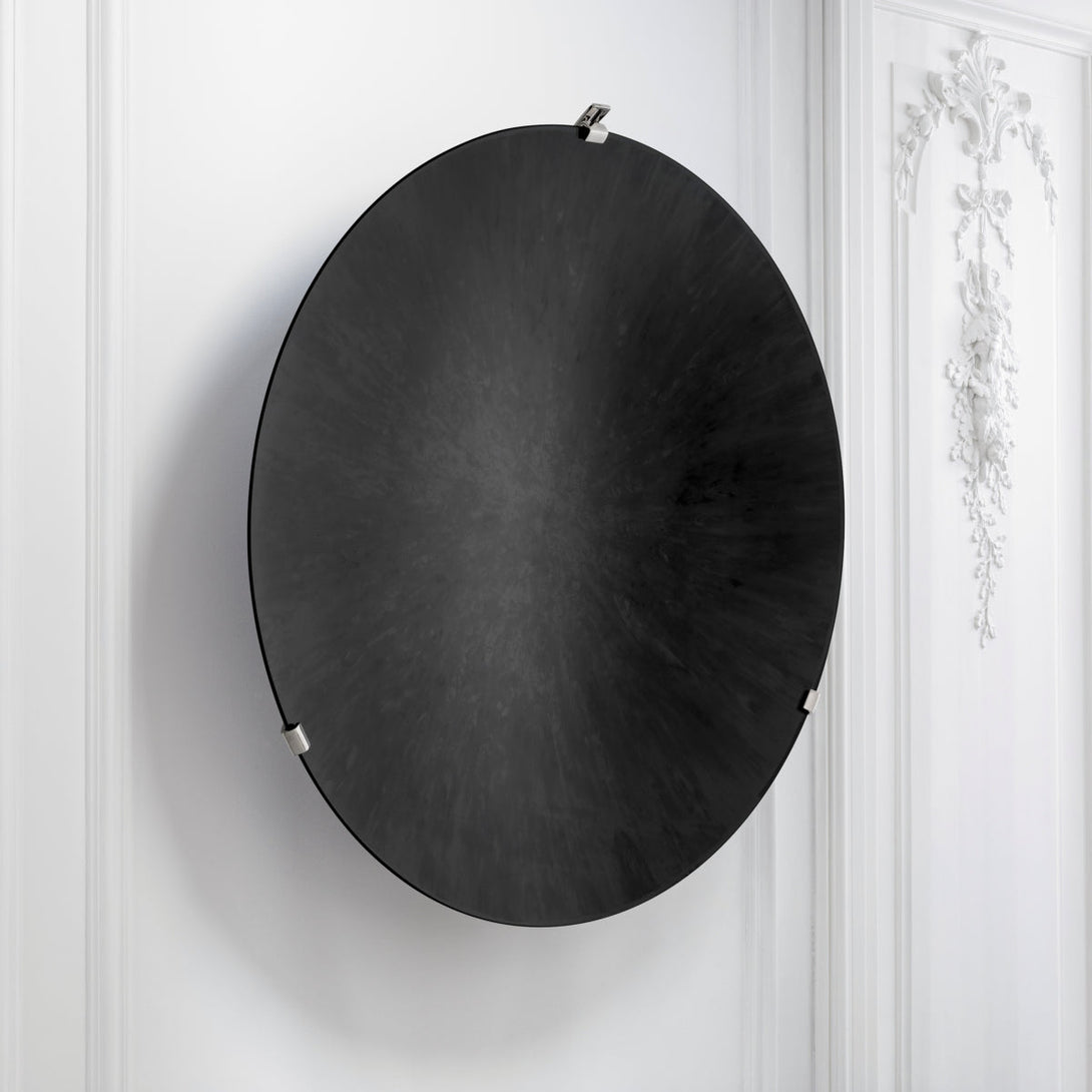 Wall Object Laguna S Concave Mirror Antique Black Accessories Eichholtz