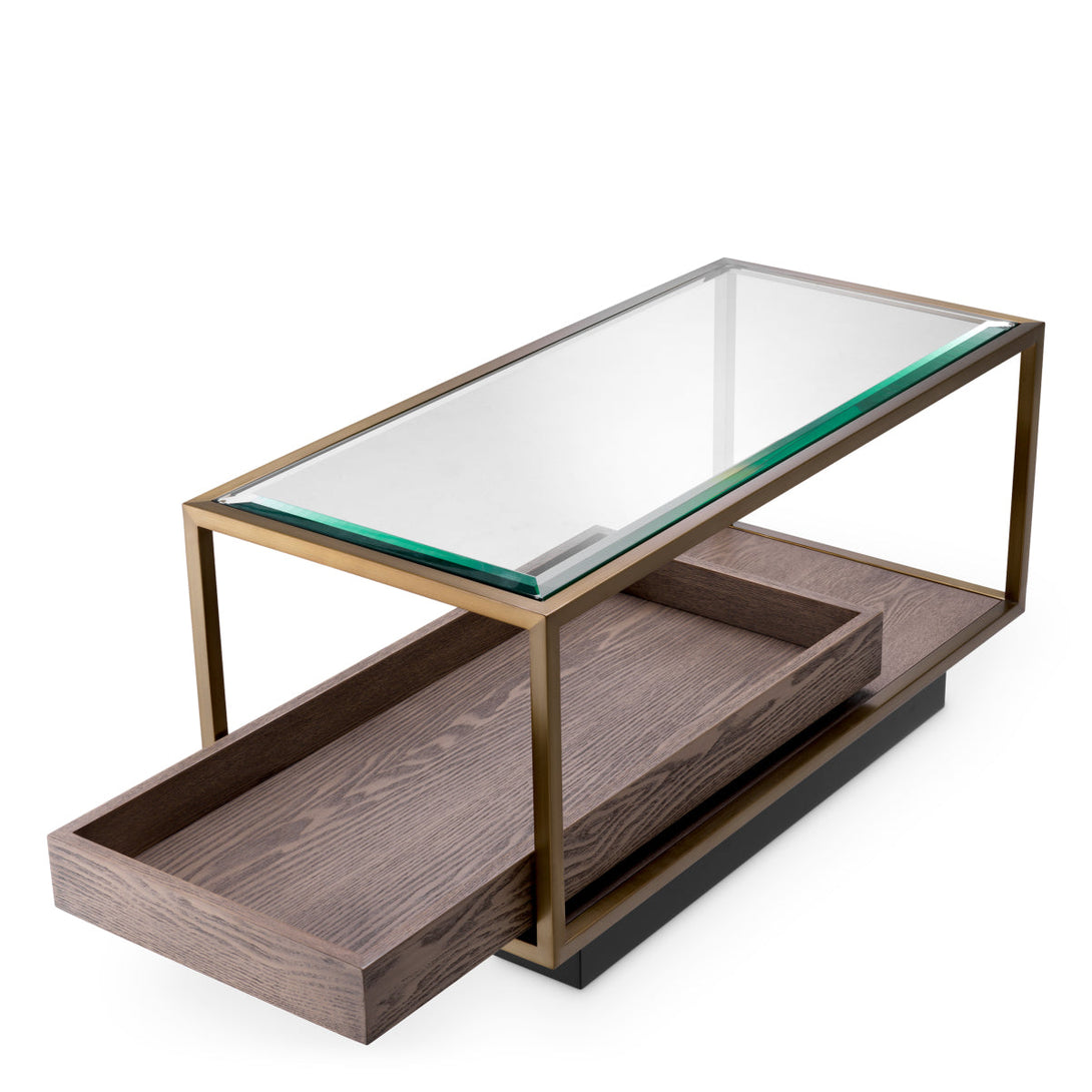 Side Table Roxton Brushed Brass Finish Furniture Eichholtz