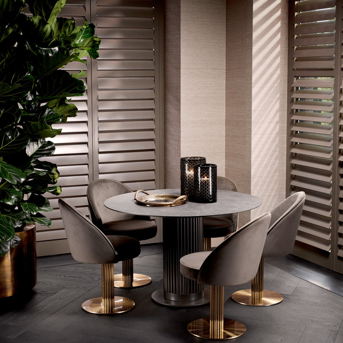 Dining Table Volterra Round Outdoor Eichholtz