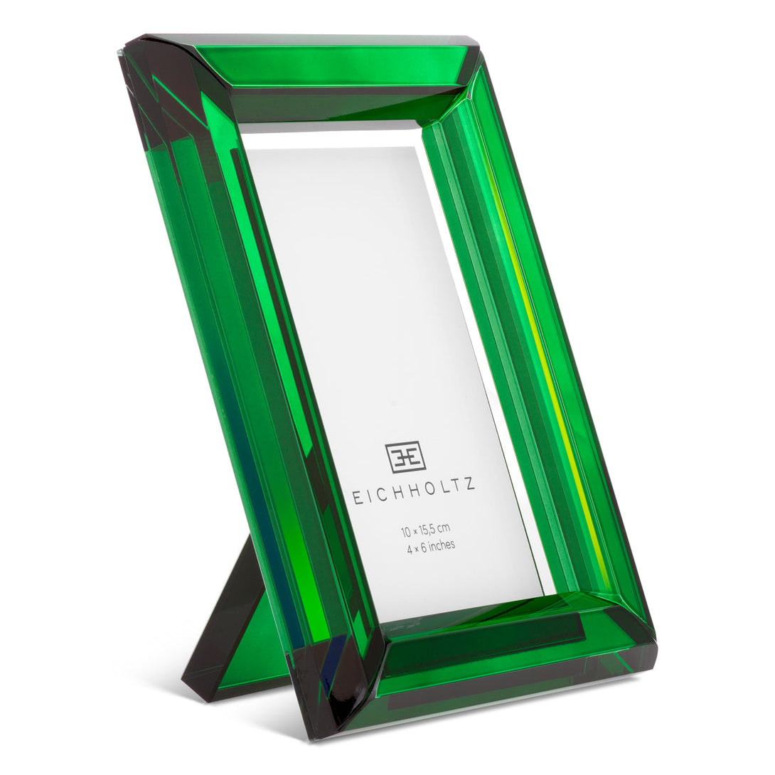 Picture Frame Theory S Set Of 2 Green Crystal Glass Accessories Eichholtz