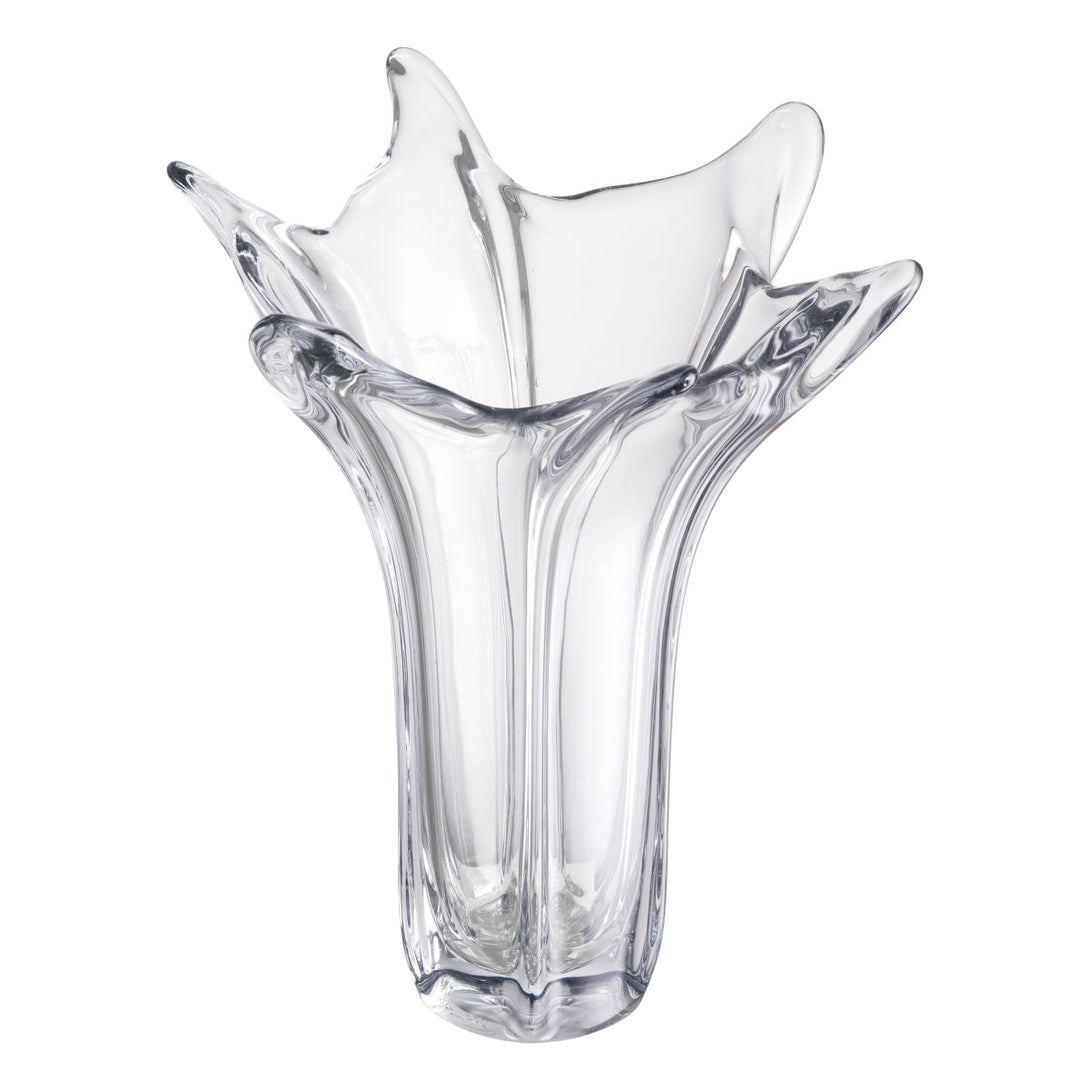 Vase Sutter Handblown Clear Accessories Eichholtz