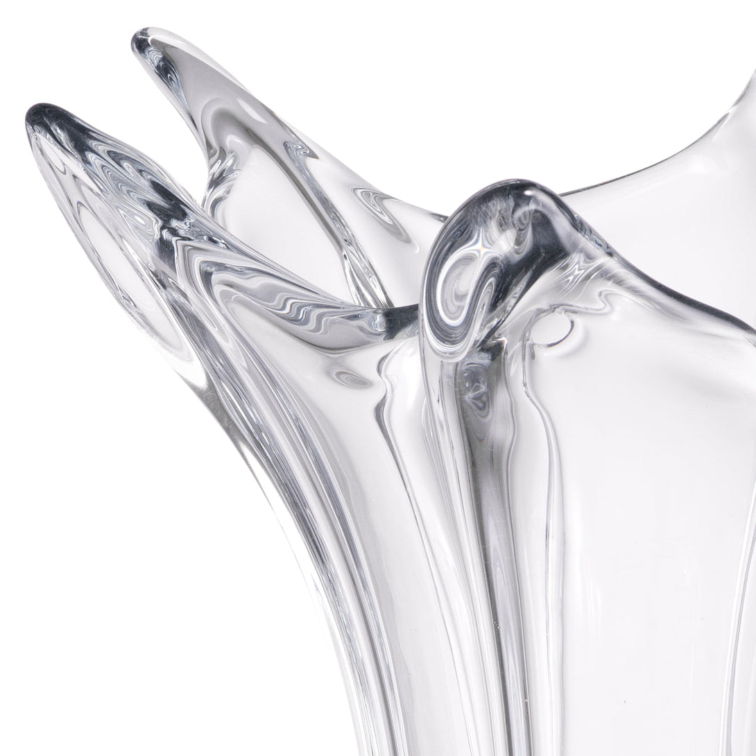 Vase Sutter Handblown Clear Accessories Eichholtz