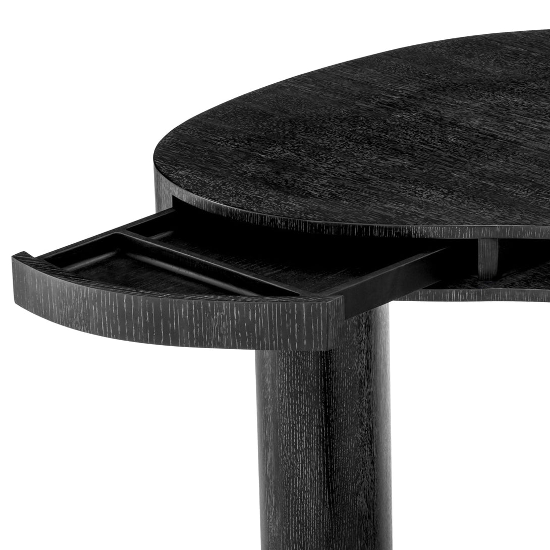 Desk Vence Charcoal Grey Oak Veneer - Image 5