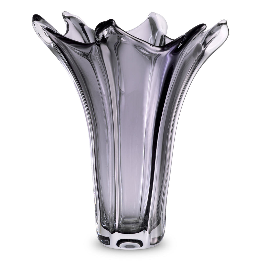 Vase Sutter Handblown Grey Accessories Eichholtz