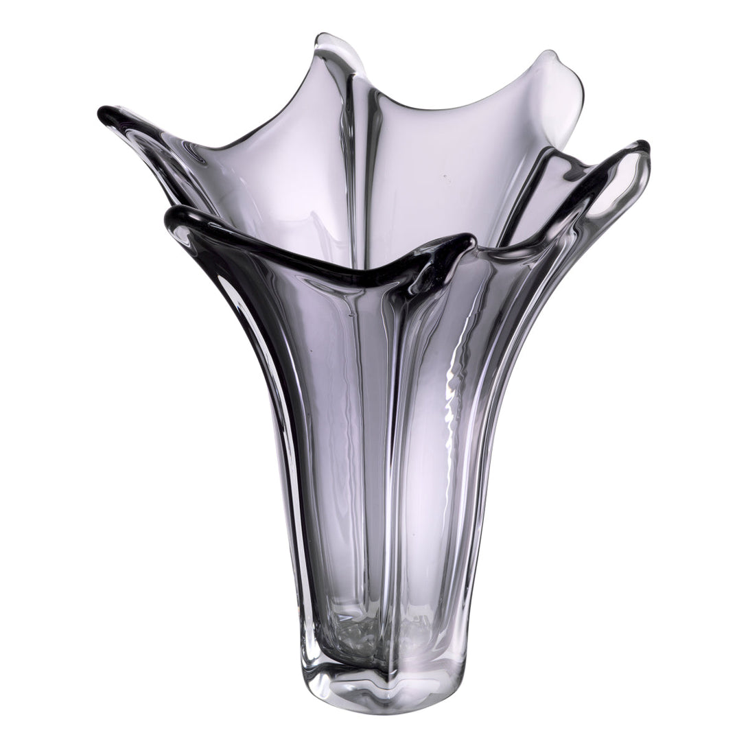 Vase Sutter Handblown Grey Accessories Eichholtz