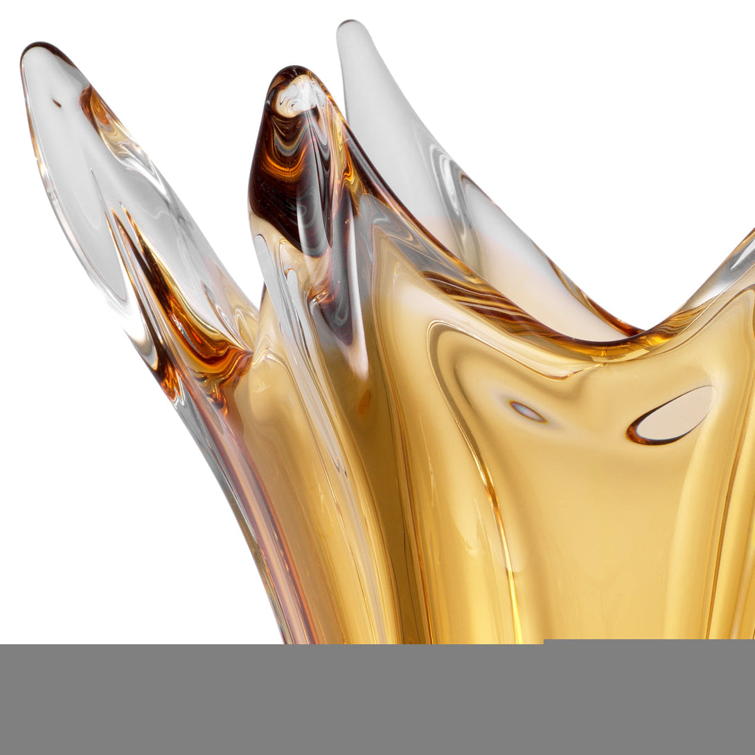 Vase Sutter Handblown Yellow Accessories Eichholtz