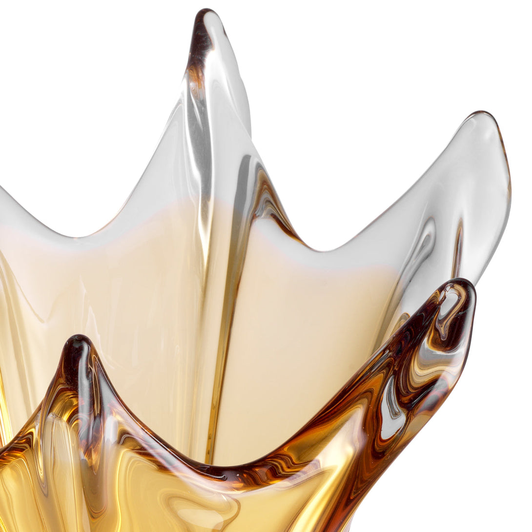 Vase Sutter Handblown Yellow Accessories Eichholtz