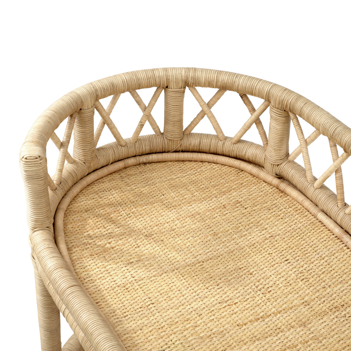 Eichholtz Dorini Rattan Trolley - Thumbnail 2