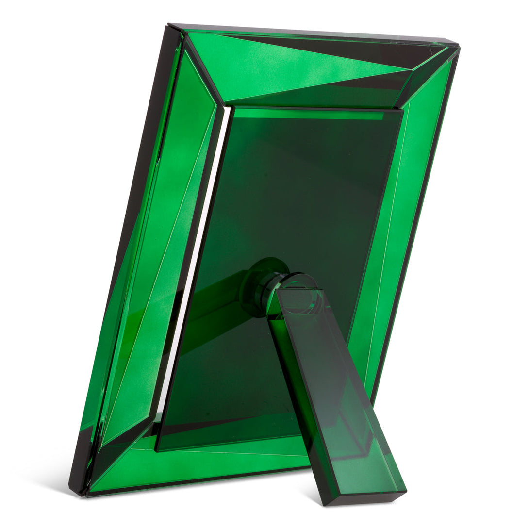 Picture Frame Obliquity L Set Of 2 Green Crystal Glass Accessories Eichholtz