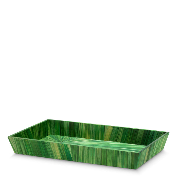 Desk Tray Harvard S Straw Marquetry Green Accessories Eichholtz