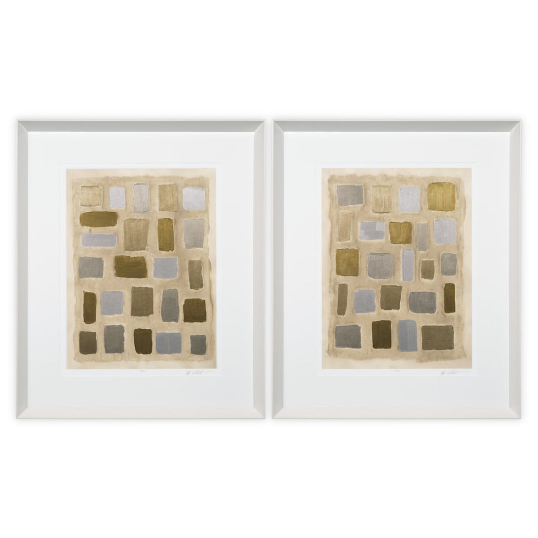 Print Sand Shaped by Michael Willett set of 2 Accessories Eichholtz