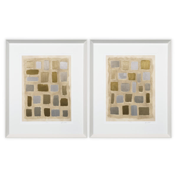 Print Sand Shaped by Michael Willett set of 2 Accessories Eichholtz