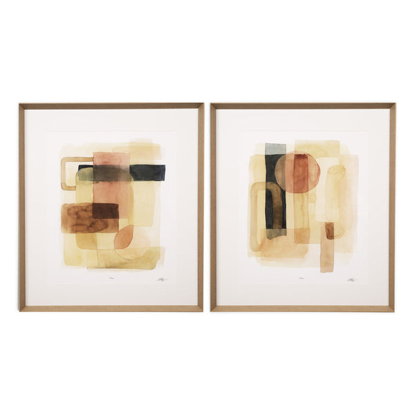 Print Sand Shaped by Grace Popp set of 2 Accessories Eichholtz