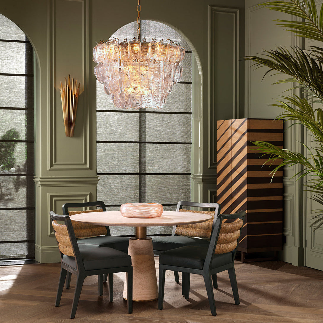 Dining Table Genova Travertine Furniture Eichholtz