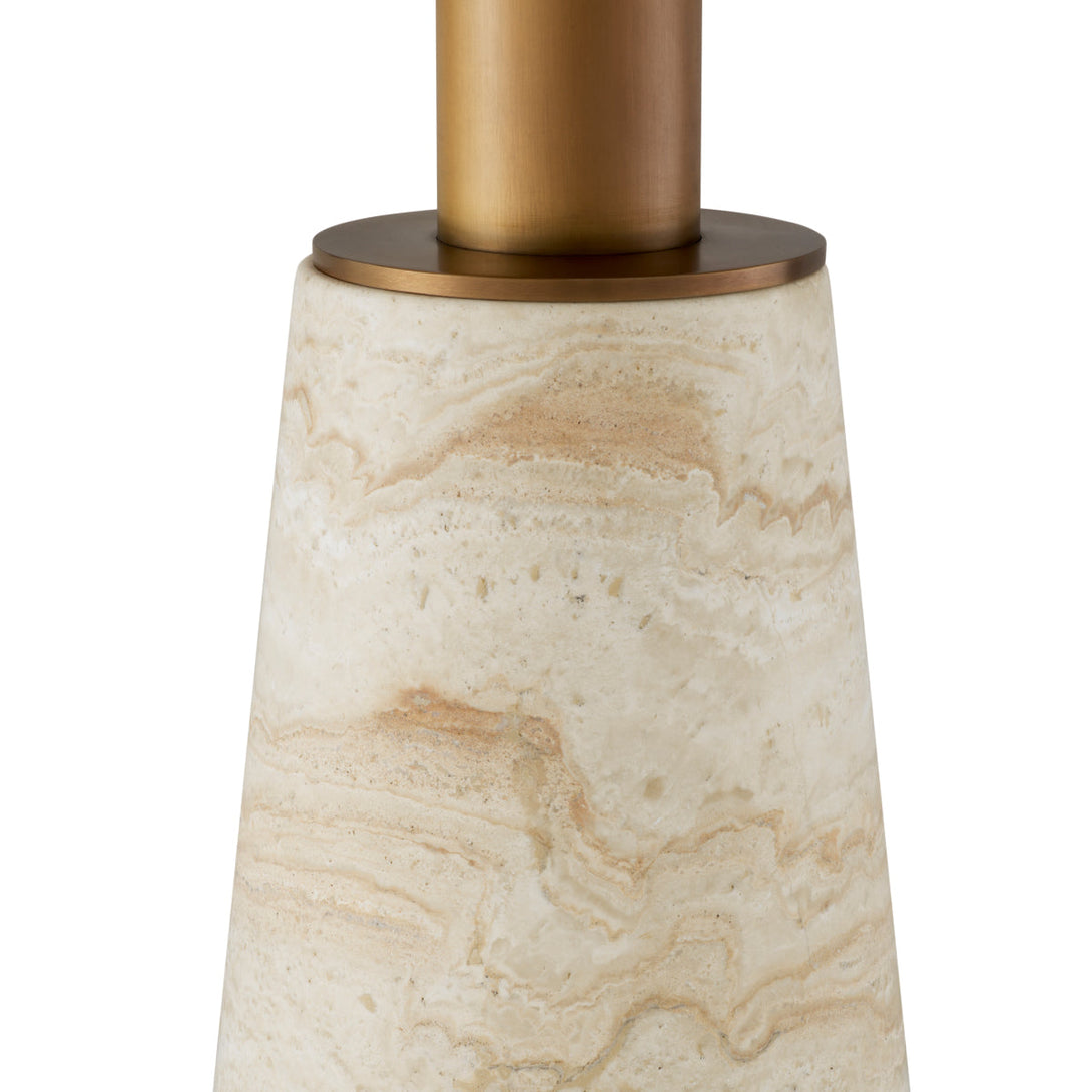 Dining Table Genova Travertine Furniture Eichholtz