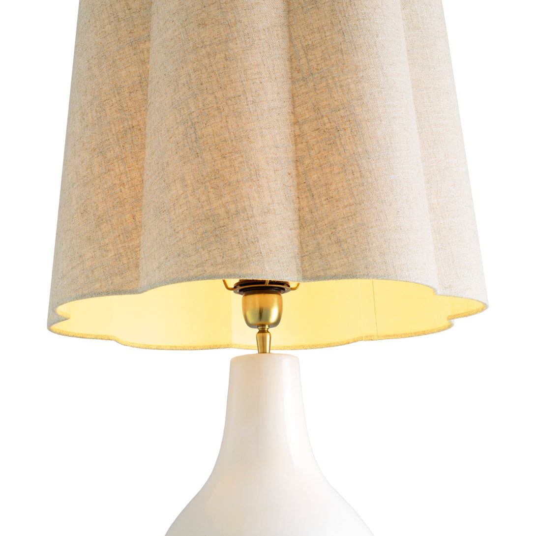 Table Lamp Beatriz White Drip-Effect Lighting Eichholtz