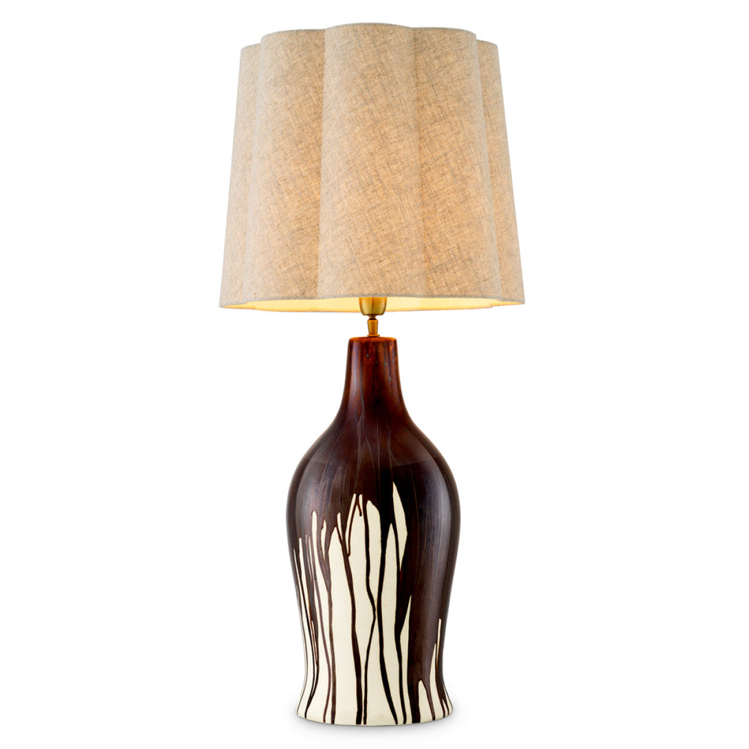 Table Lamp Beatriz Brown Drip-Effect Lighting Eichholtz
