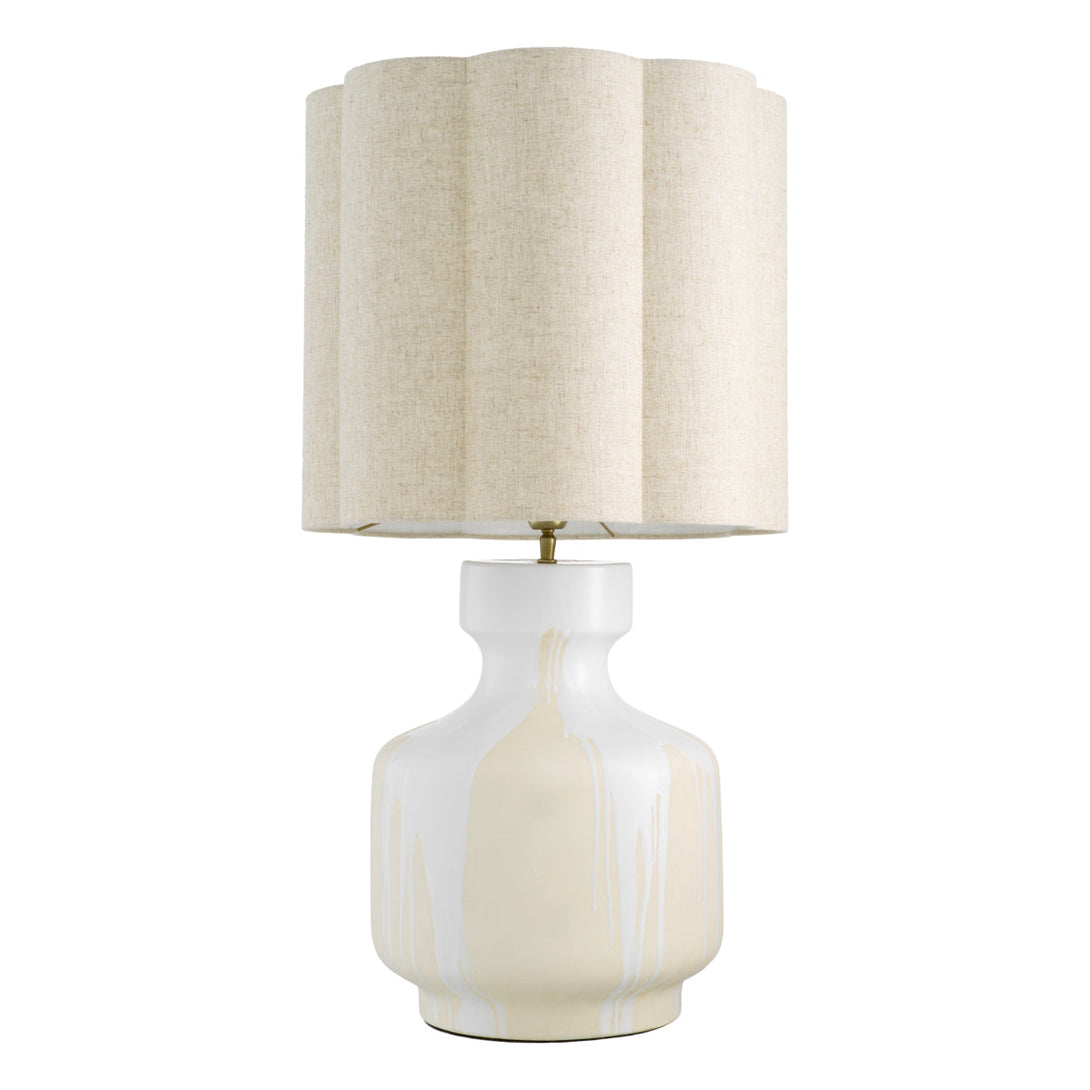 Table Lamp Lorena White Drip-Effect Lighting Eichholtz