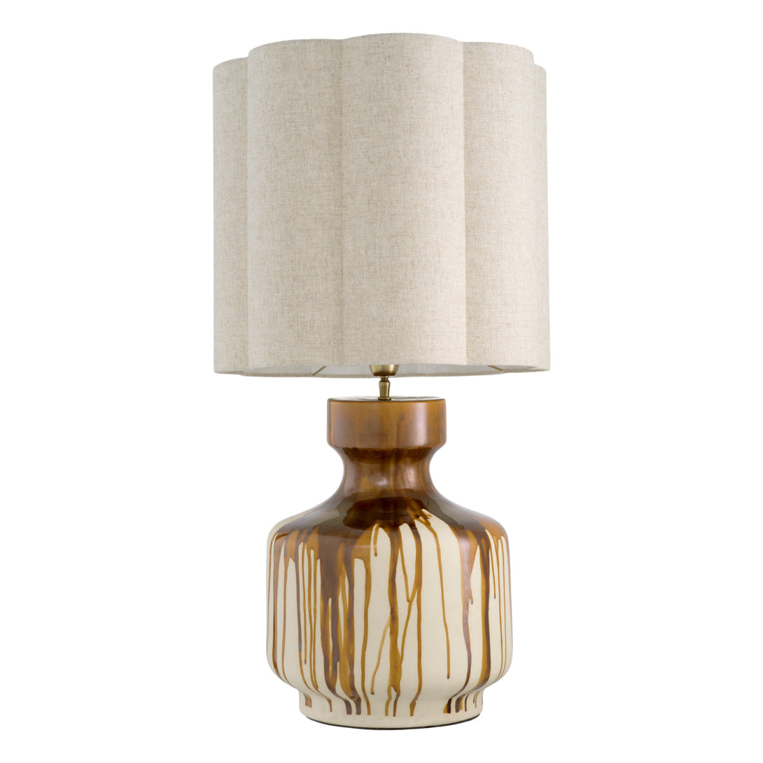 Table Lamp Lorena Brown Drip-Effect Lighting Eichholtz
